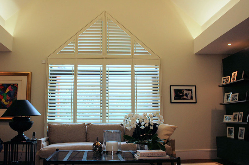 Gable End Shaped Shutters