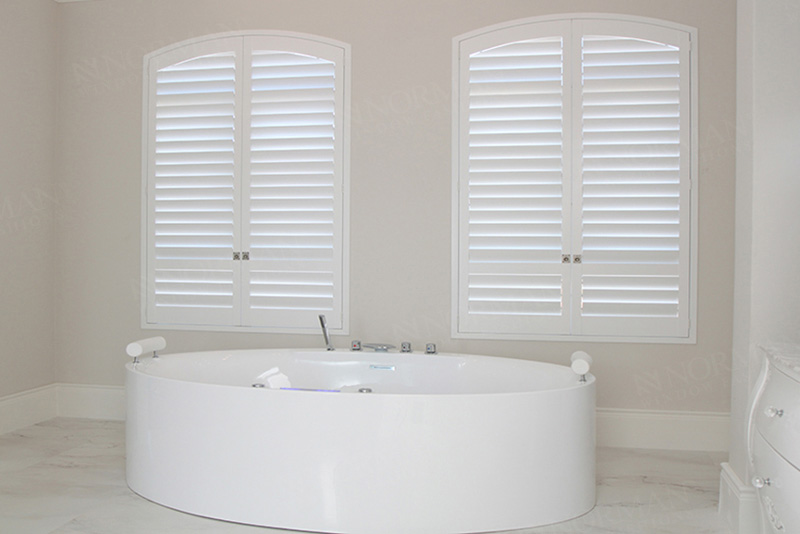 Waterproof Shaped Bathroom Shutters